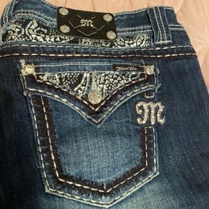 Miss Me dark wash boot cut jean